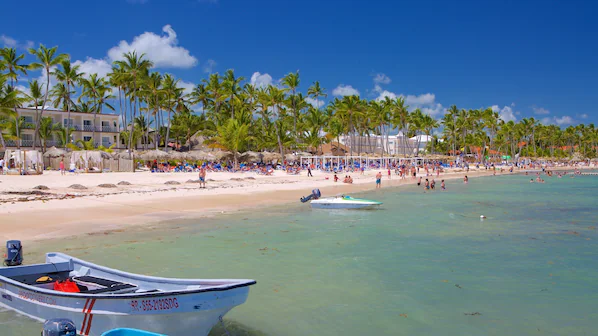 Cabeza de Toro Beach near Hyatt Vivid Punta Cana with pristine white sand and clear Caribbean waters