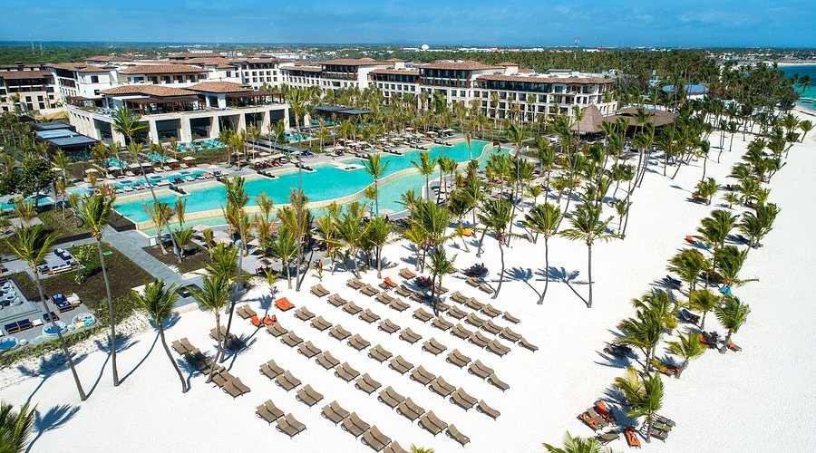 Lopesan Costa Bavaro Resort Spa and Casino all-inclusive beachfront resort with large pools and modern design in Punta Cana.